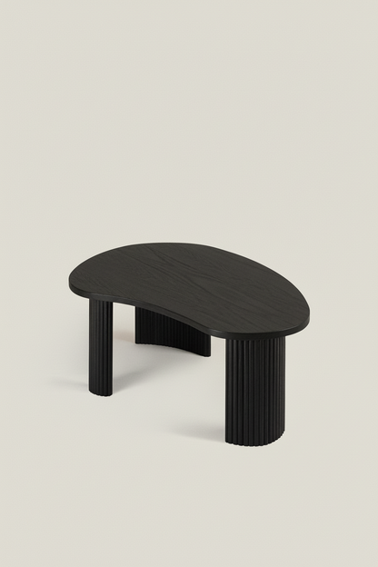 ALAIN NATURAL OAK COFFEE TABLE IN BLACK