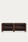 KIRA SIDEBOARD IN OAK VENEER AND SOLID OAK WOOD WITH WALNUT FINISH