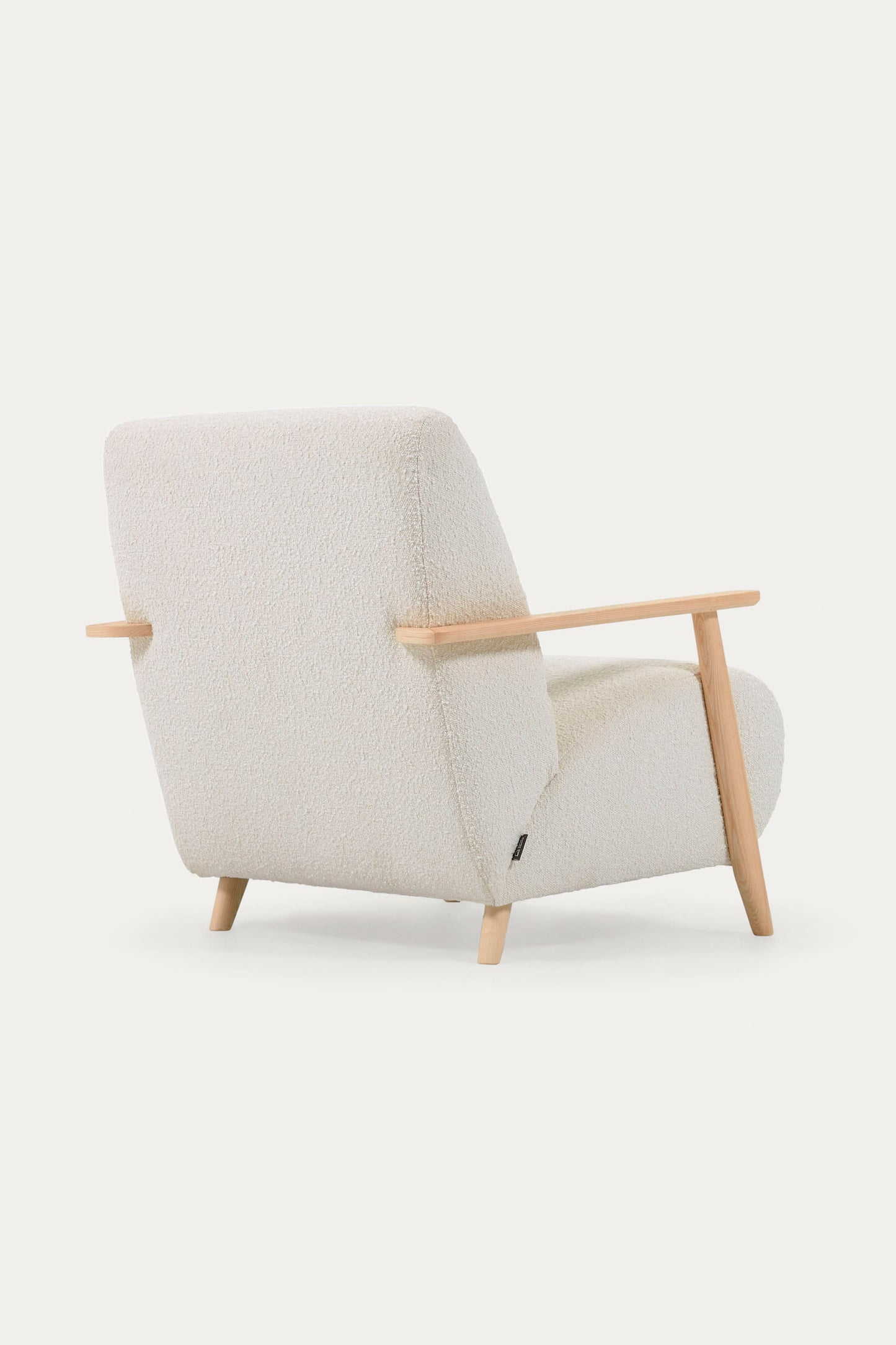 ALICICA ARMCHAIR IN WHITE FLEECE