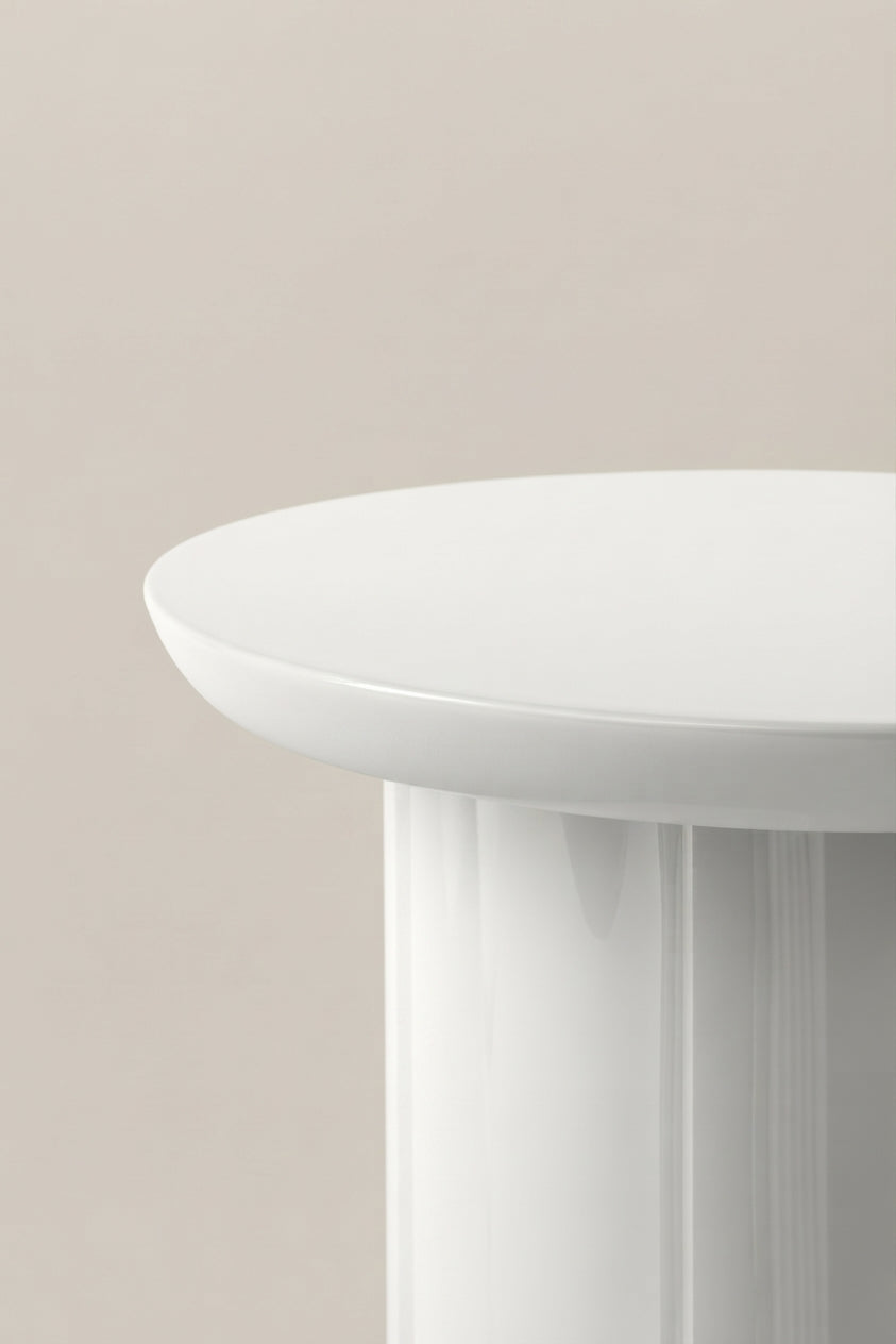 JA3 WHITE SIDE TABLE