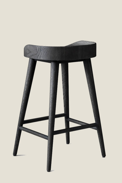 ODESSA OAK WOOD BAR STOOL