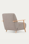 ALICICA ARMCHAIR IN LIGHT GREY BOUCLE