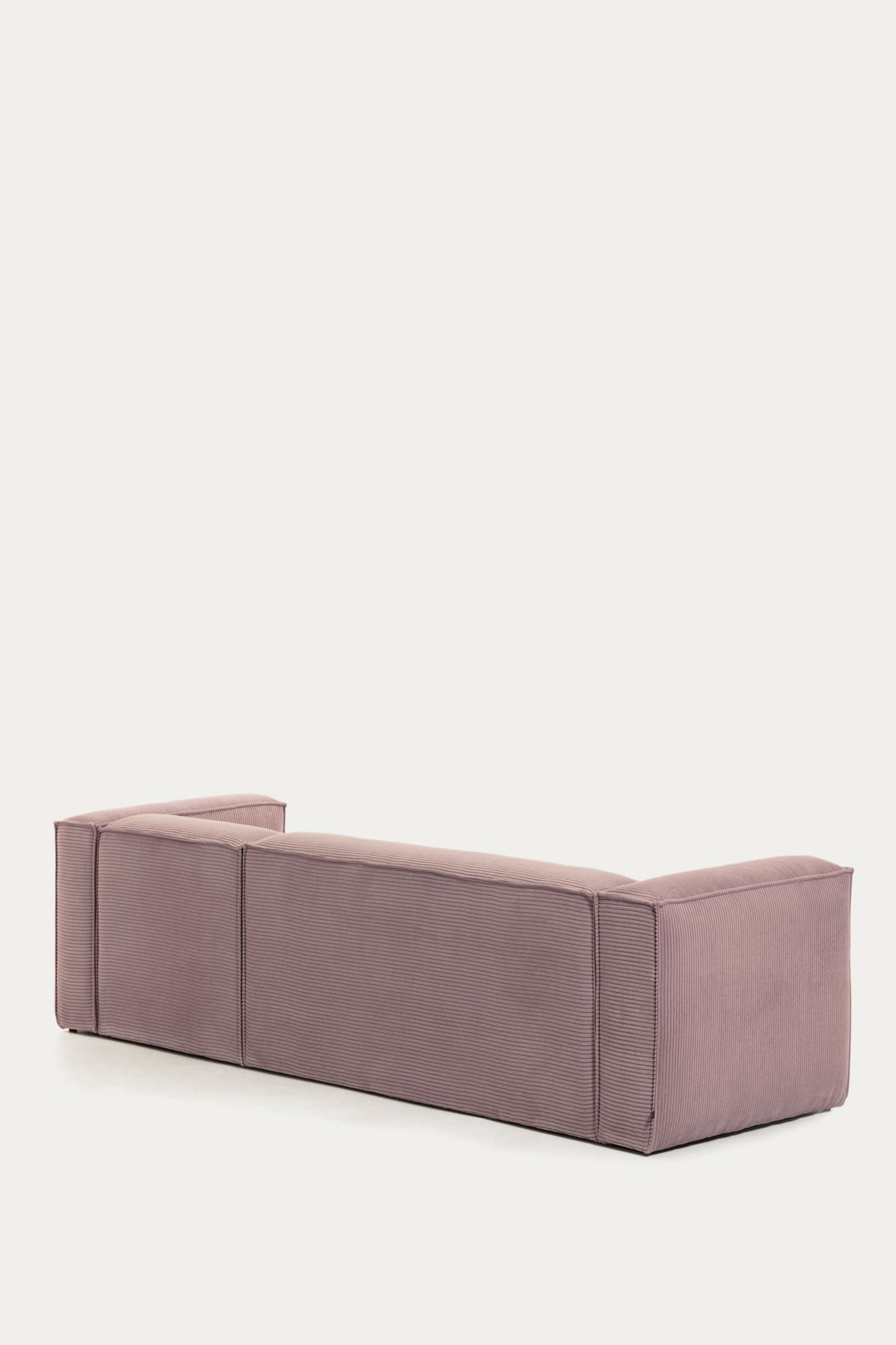 LILY 4 SEATER SOFA WITH RIGHT-HAND CHAISE LONGUE IN PINK