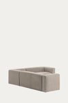 LILY 5 SEATER CORNER SOFA IN BEIGE