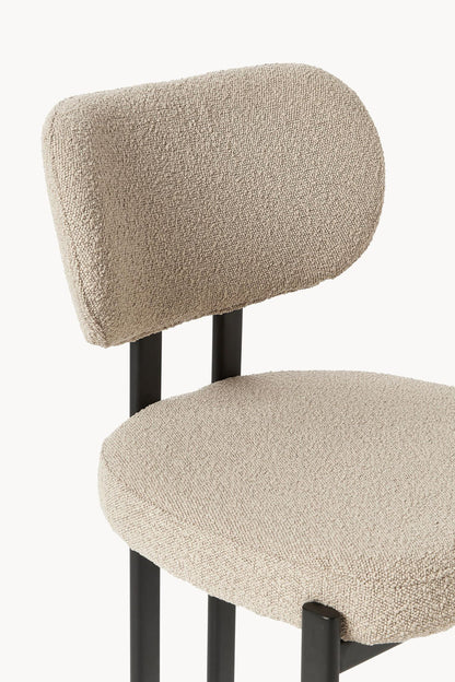 RUBY BEIGE BOUCLÉ CHAIR