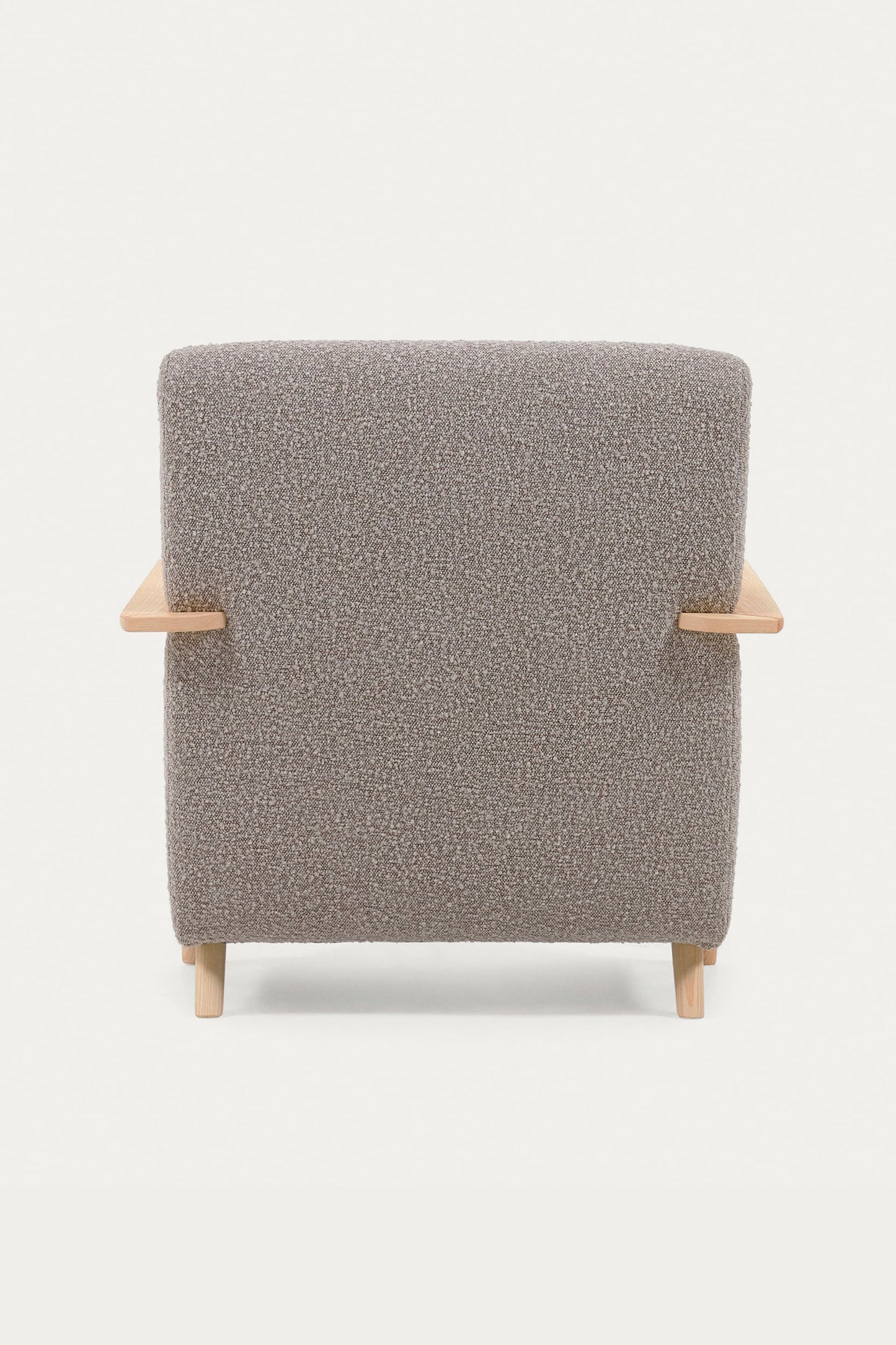 ALICICA ARMCHAIR IN LIGHT GREY BOUCLE