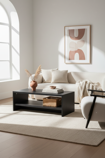 ABILEN BLACK COFFEE TABLE