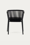 AVERY STACKABLE CHAIR IN METAL AND BLACK CORD