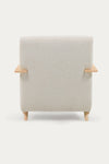 ALICICA ARMCHAIR IN WHITE FLEECE