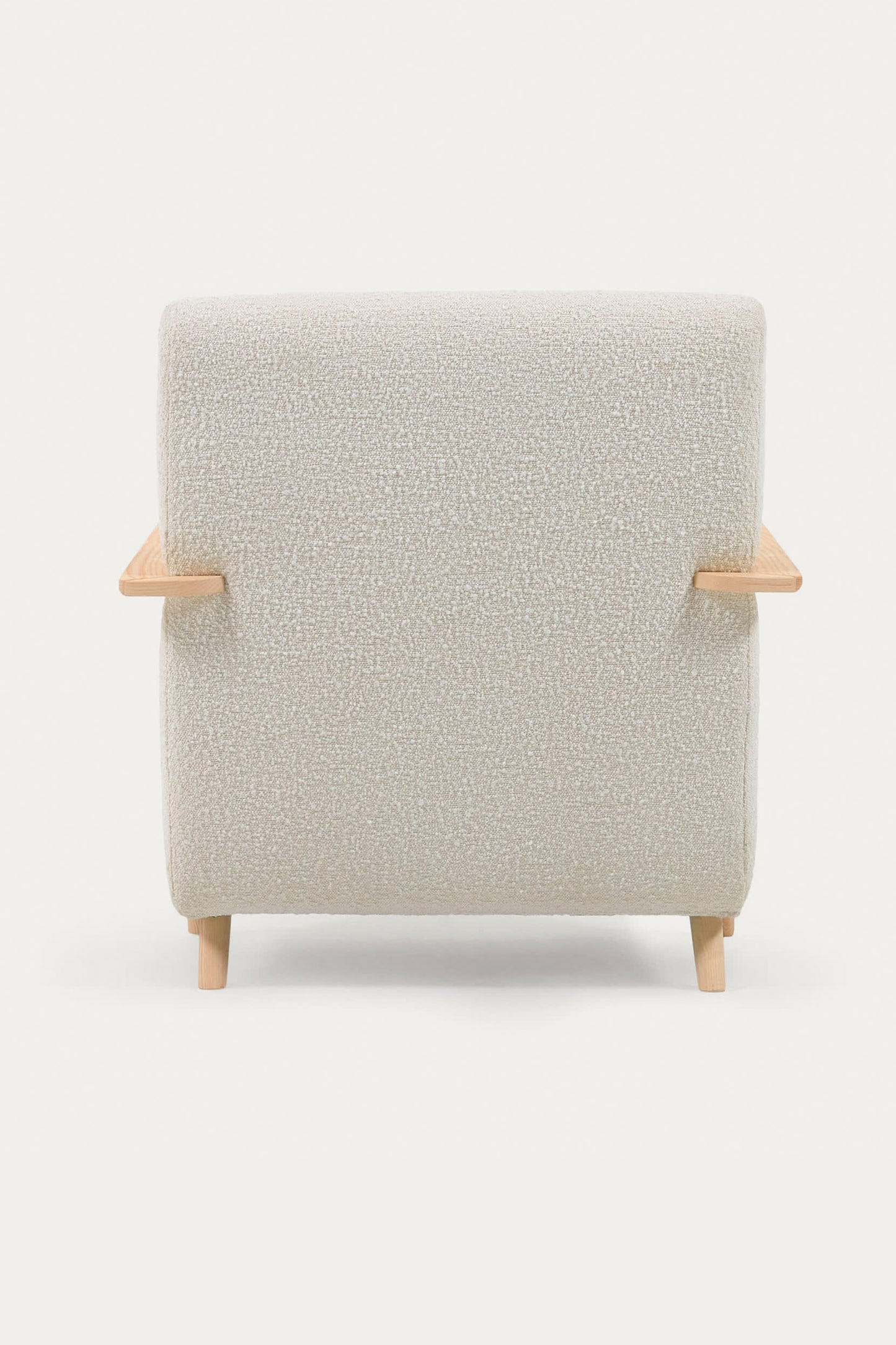 ALICICA ARMCHAIR IN WHITE FLEECE