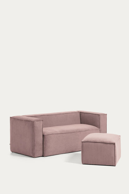 LILY 3 SEATER SOFA IN PINK