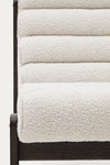 ZOE WHITE BOUCLE ARMCHAIR