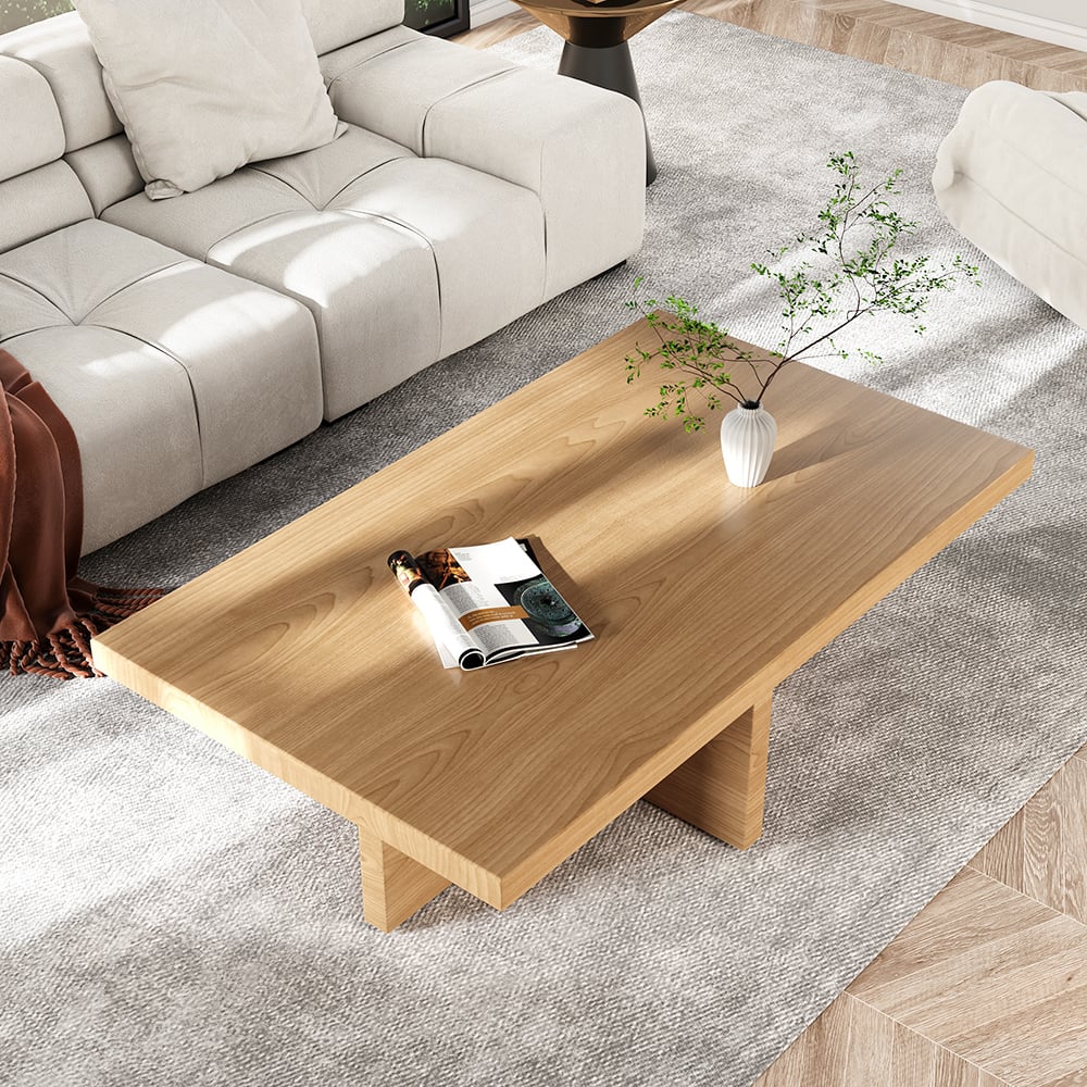 LENA NATURAL OAK COFFEE TABLE