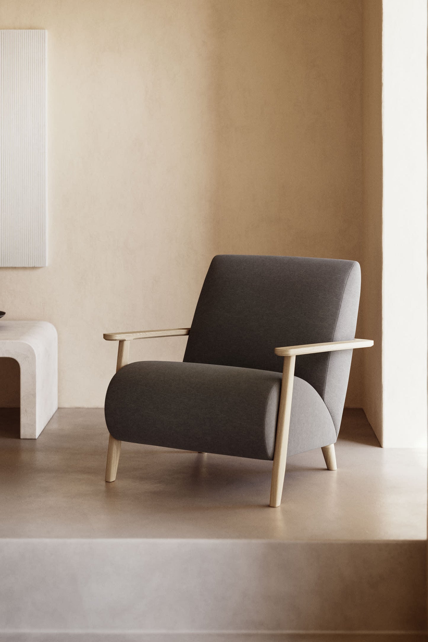 ALICICA ARMCHAIR IN BLACK