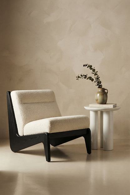 JA3 WHITE SIDE TABLE