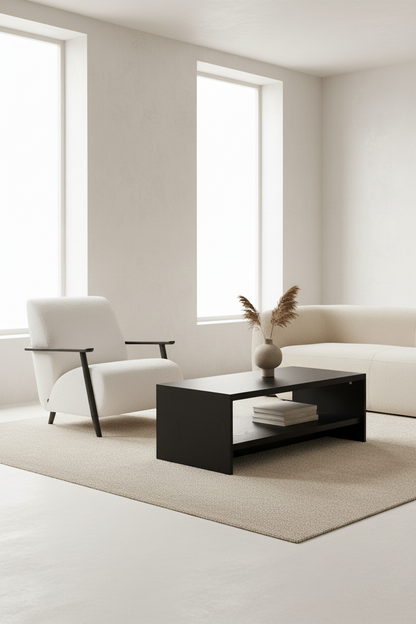 ABILEN BLACK COFFEE TABLE