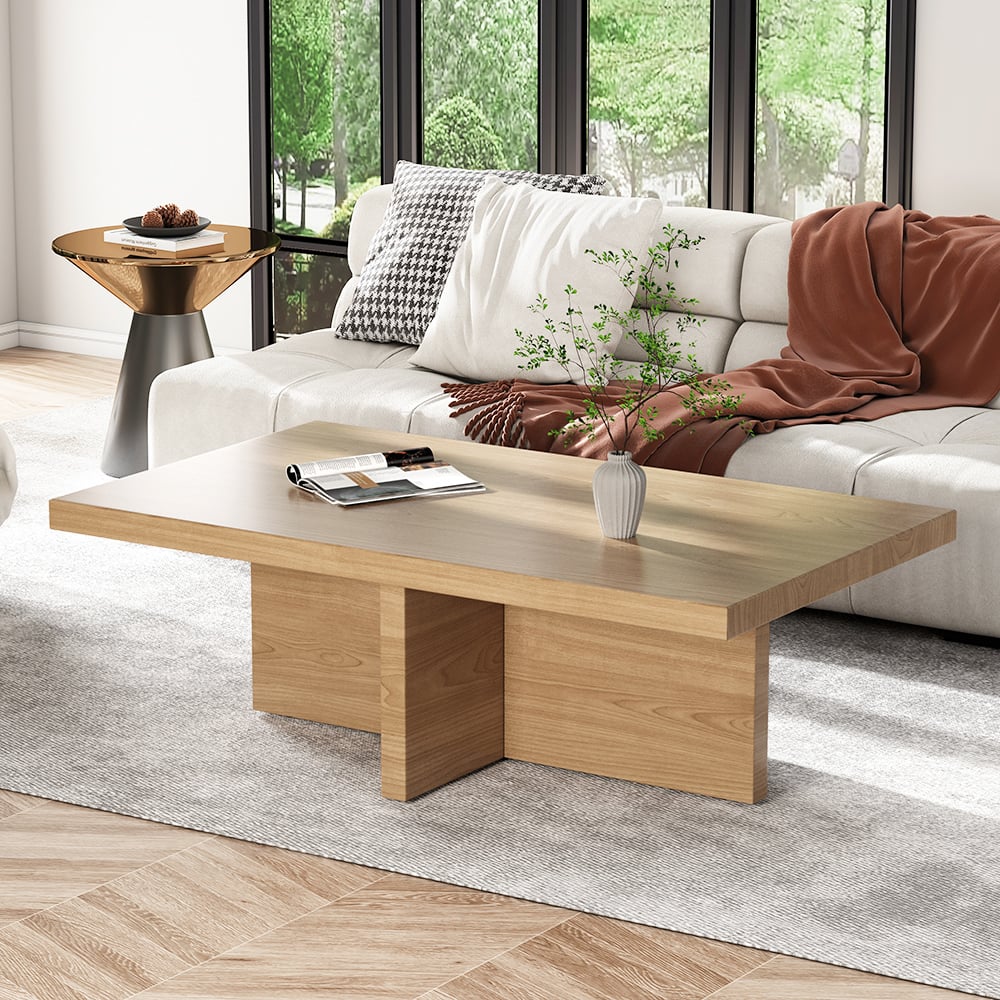 LENA NATURAL OAK COFFEE TABLE