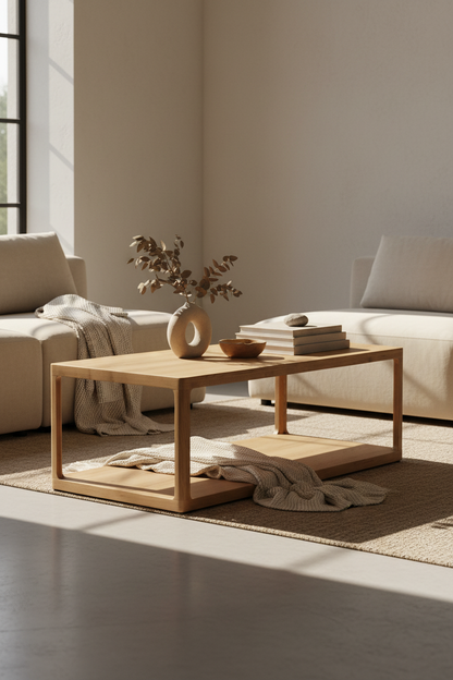 MAYMAI OAK WOOD COFFEE TABLE