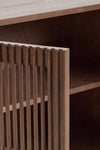 KIRA SIDEBOARD IN OAK VENEER AND SOLID OAK WOOD WITH WALNUT FINISH