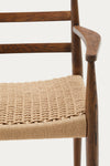 LUNA LIGHT BROWN ARMCHAIR