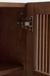 KIRA SIDEBOARD IN OAK VENEER AND SOLID OAK WOOD WITH WALNUT FINISH