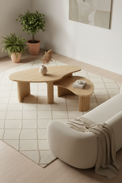 ALAIN NATURAL OAK COFFEE TABLE