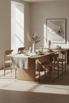 LITTO NATURAL OAK DINING TABLE