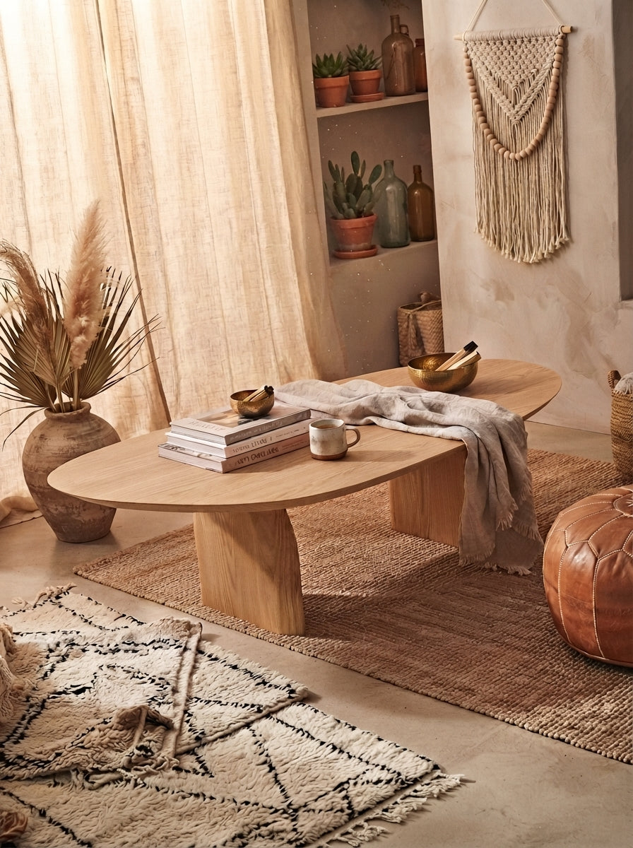 CALLA NATURAL OAK COFFEE TABLE