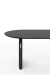 CALLA NATURAL OAK DINING TABLE IN BLACK