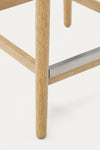 ELLA BEIGE ACACIA WOOD STOOL