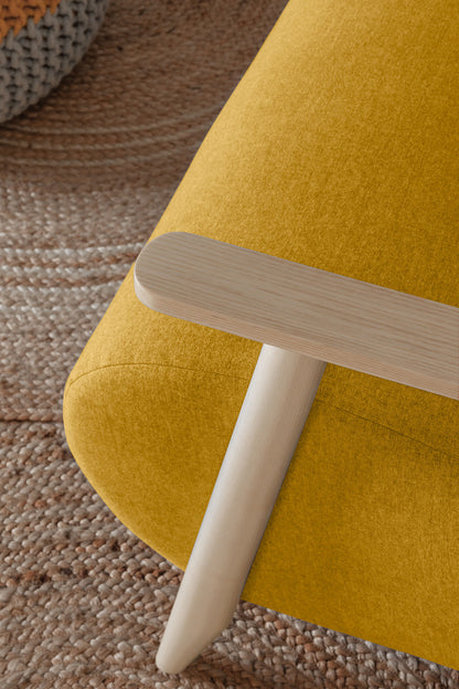 ALICICA ARMCHAIR IN MUSTARD