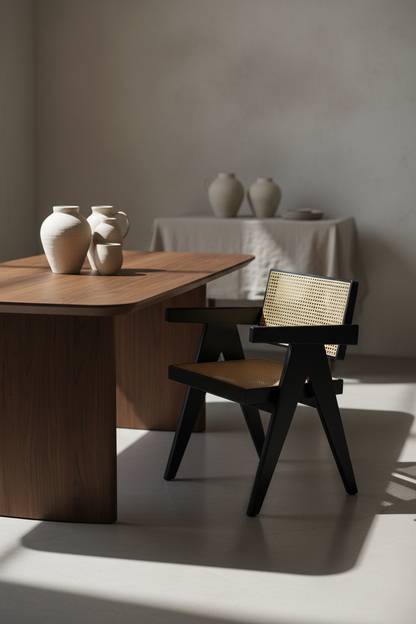 LITTO WALNUT DINING TABLE