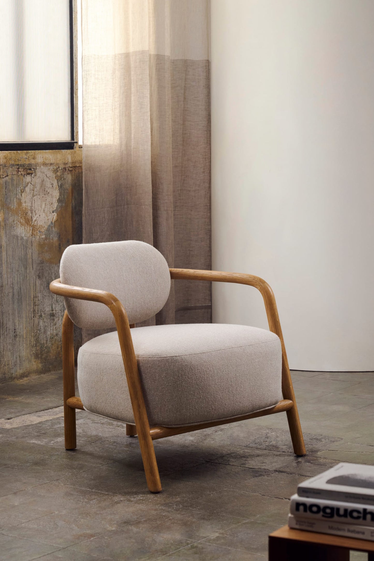 EMMA BEIGE ARMCHAIR