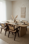 LITTO NATURAL OAK DINING TABLE