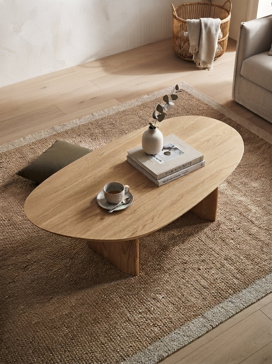 CALLA NATURAL OAK COFFEE TABLE