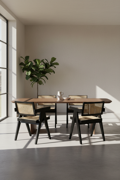 LITTO WALNUT DINING TABLE