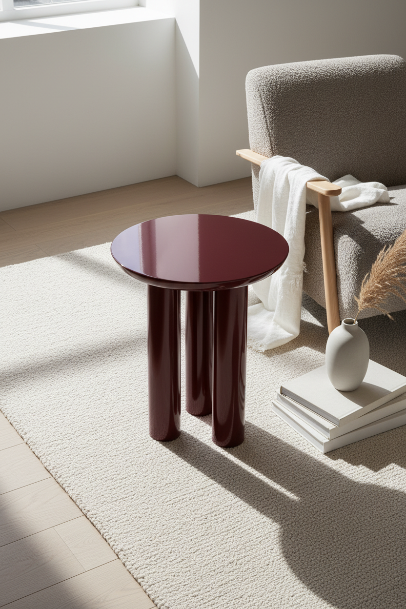 JA3 RED SIDE TABLE
