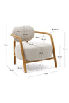 EMMA BEIGE ARMCHAIR