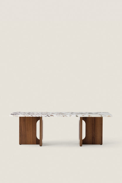 T O  WALNUT  l  CALACATTA VIOLA COFFEE TABLE