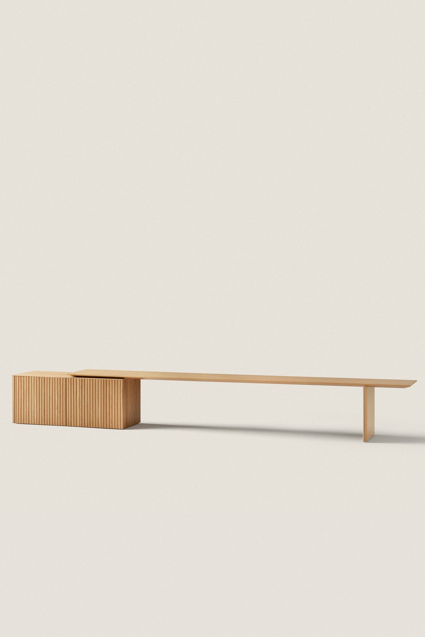 VELASCA NATURAL OAK TV UNIT