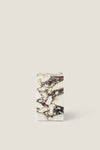 PLINTH TALL CALACATTA SIDE TABLE