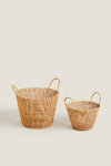 ROUND BASKET WITH TWO EARS