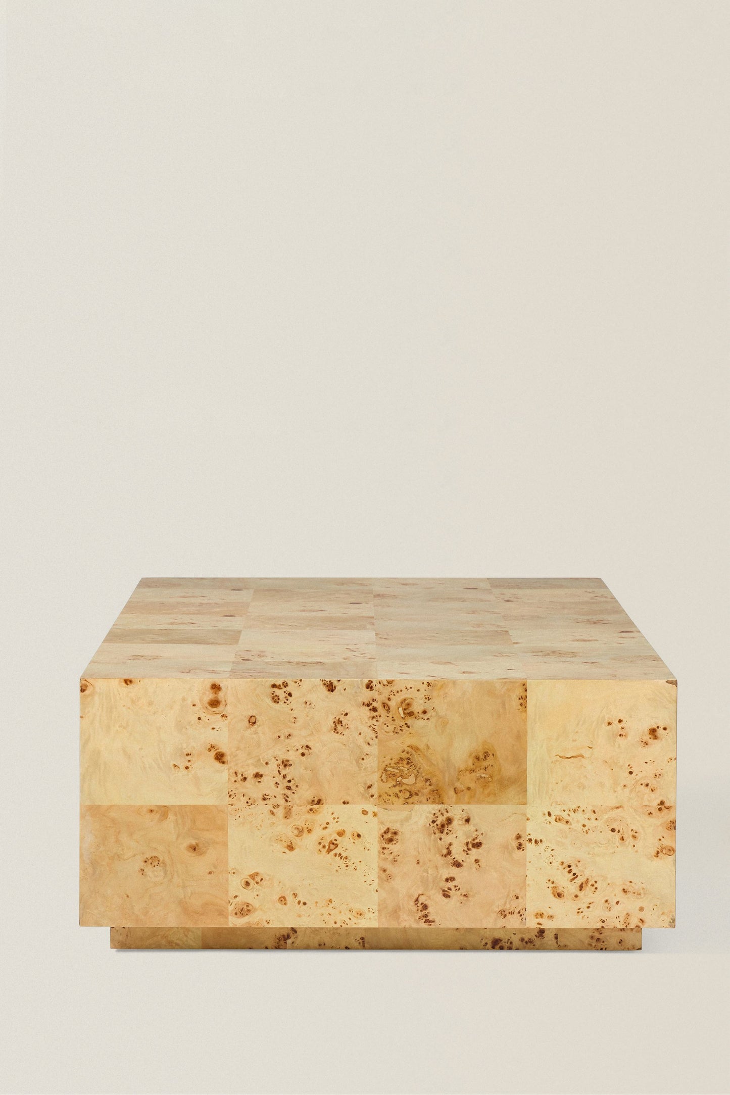 MAPPA BURL VENEER COFFEE TABLE