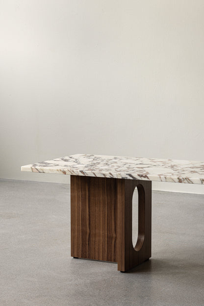 T O  WALNUT  l  CALACATTA VIOLA COFFEE TABLE