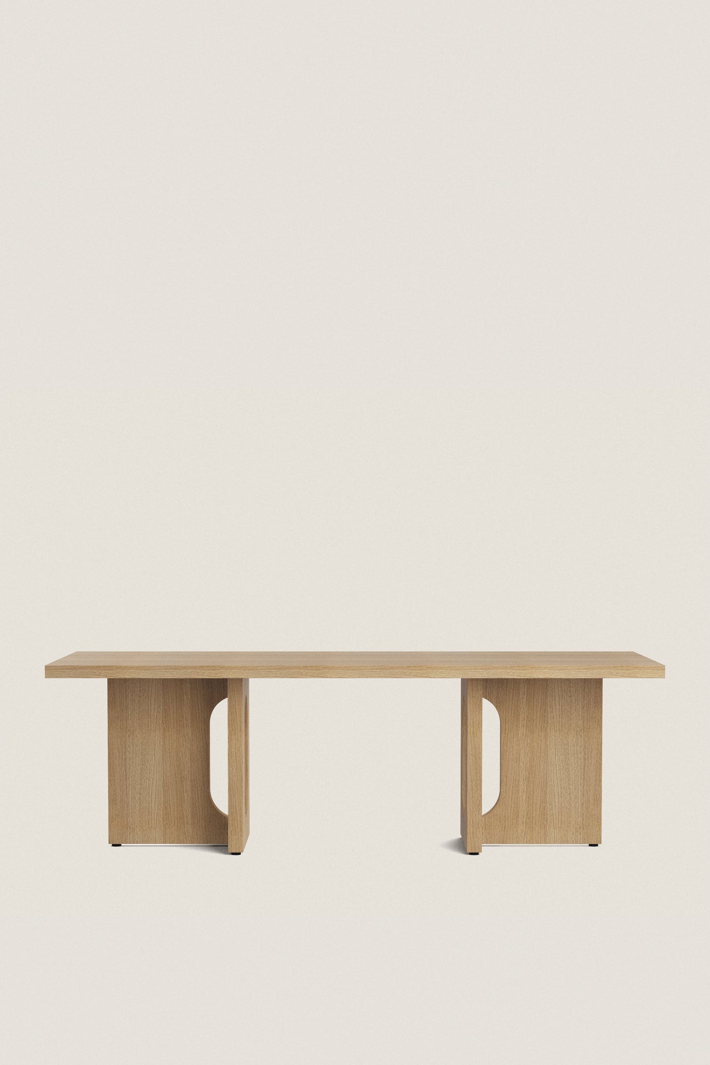 T O NATURAL OAK COFFEE TABLE