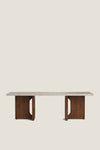 T O  WALNUT l KUNIS BRECCIA  COFFEE TABLE