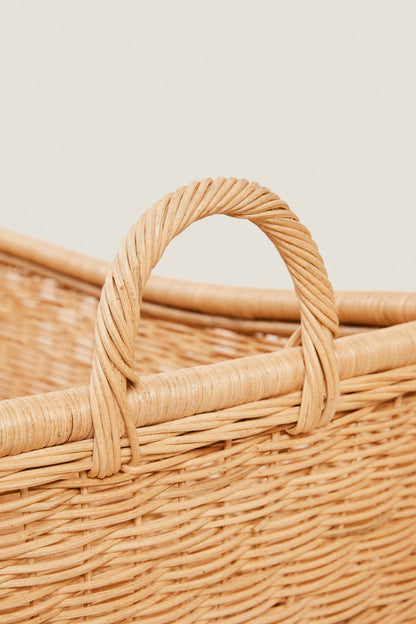 RECTANGULAR BASKET WITH TWO EARS