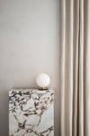 PLINTH TALL CALACATTA SIDE TABLE
