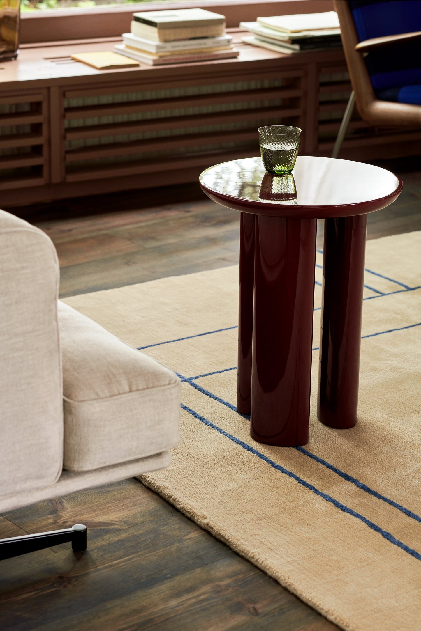 JA3 RED SIDE TABLE