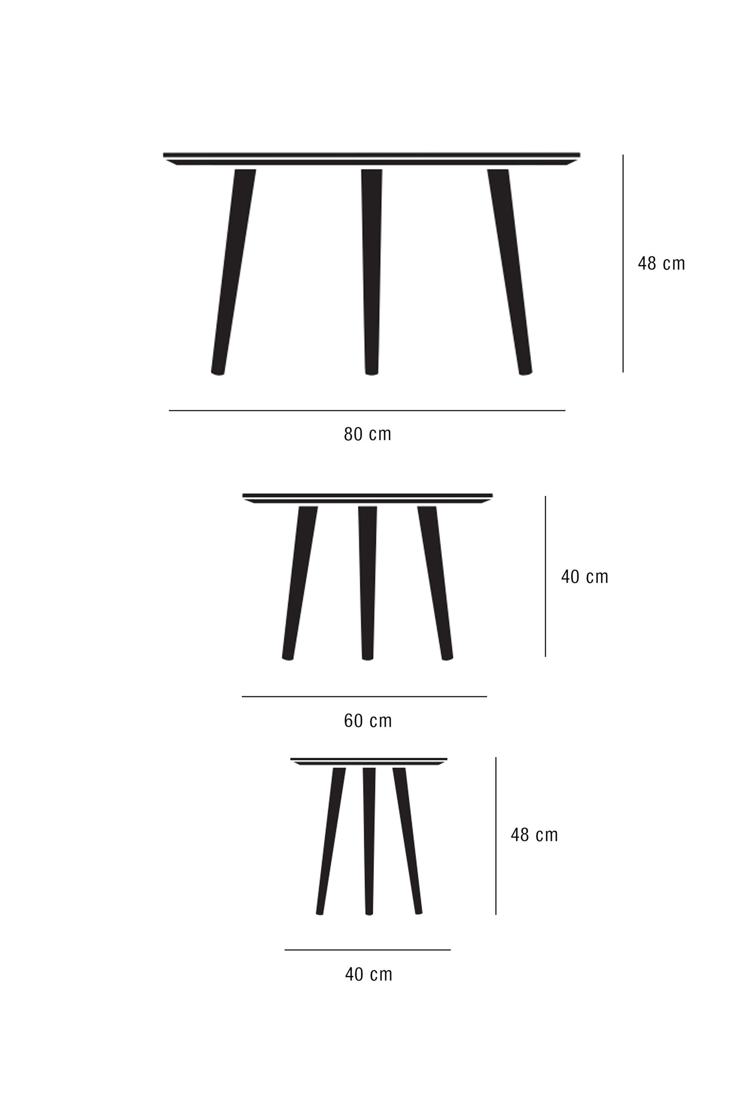 TRIPOD COFFEE TABLE